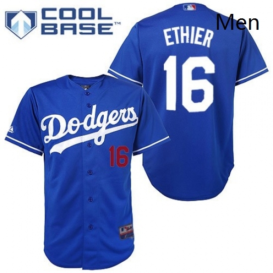 Mens Majestic Los Angeles Dodgers 16 Andre Ethier Replica Royal Blue Cool Base MLB Jersey Mens Majestic Los Angeles Dodgers 16 Andre Ethier Replica Royal Blue Cool Base MLB Jersey