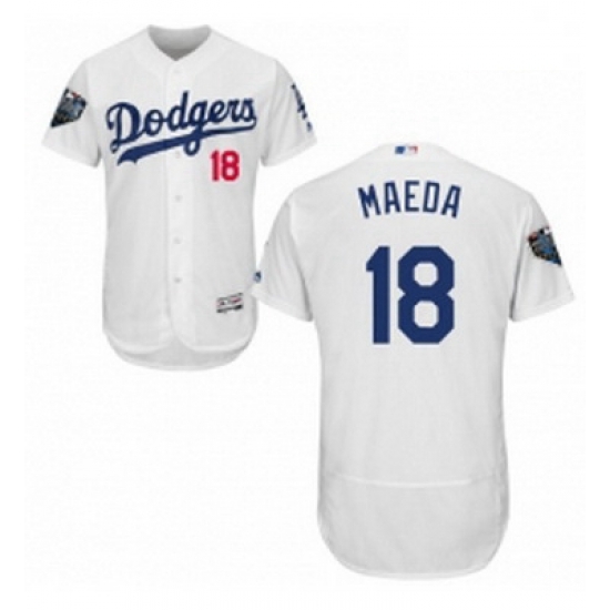 Mens Majestic Los Angeles Dodgers 18 Kenta Maeda White Home Flex Base Authentic Collection 2018 World Series Jersey Mens Majestic Los Angeles Dodgers 18 Kenta Maeda White Home Flex Base Authentic Collection 2018 World Series Jersey