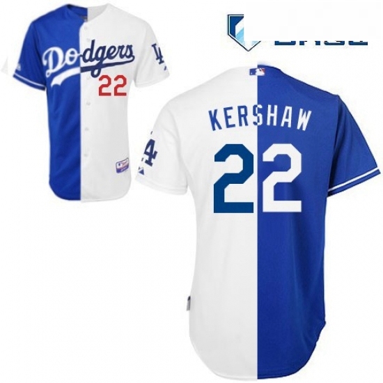 Mens Majestic Los Angeles Dodgers 22 Clayton Kershaw Replica BlueWhite Cool Base MLB Jersey Mens Majestic Los Angeles Dodgers 22 Clayton Kershaw Replica BlueWhite Cool Base MLB Jersey