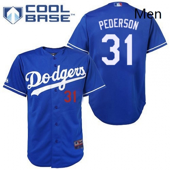 Mens Majestic Los Angeles Dodgers 31 Joc Pederson Authentic Royal Blue Cool Base MLB Jersey Mens Majestic Los Angeles Dodgers 31 Joc Pederson Authentic Royal Blue Cool Base MLB Jersey