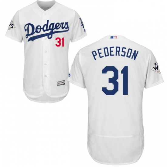 Mens Majestic Los Angeles Dodgers 31 Joc Pederson Authentic White Home 2017 World Series Bound Flex Base Jersey Mens Majestic Los Angeles Dodgers 31 Joc Pederson Authentic White Home 2017 World Series Bound Flex Base Jersey