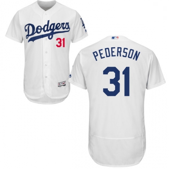 Mens Majestic Los Angeles Dodgers 31 Joc Pederson White Home Flex Base Authentic Collection MLB Jersey Mens Majestic Los Angeles Dodgers 31 Joc Pederson White Home Flex Base Authentic Collection MLB Jersey