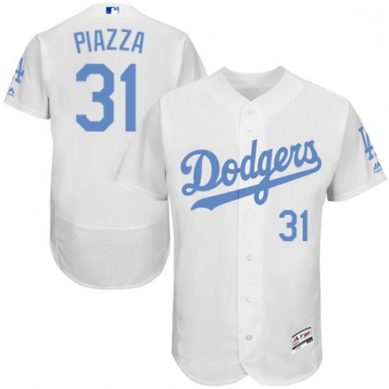 Mens Majestic Los Angeles Dodgers 31 Mike Piazza Authentic White 2016 Fathers Day Fashion Flex Base Jersey Mens Majestic Los Angeles Dodgers 31 Mike Piazza Authentic White 2016 Fathers Day Fashion Flex Base Jersey
