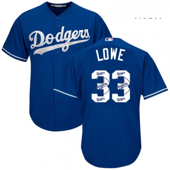 Mens Majestic Los Angeles Dodgers 33 Mark Lowe Authentic Royal Blue Team Logo Fashion Cool Base MLB Jersey Mens Majestic Los Angeles Dodgers 33 Mark Lowe Authentic Royal Blue Team Logo Fashion Cool Base MLB Jersey