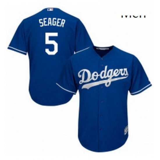 Mens Majestic Los Angeles Dodgers 5 Corey Seager Replica Royal Blue Alternate Cool Base MLB Jersey Mens Majestic Los Angeles Dodgers 5 Corey Seager Replica Royal Blue Alternate Cool Base MLB Jersey