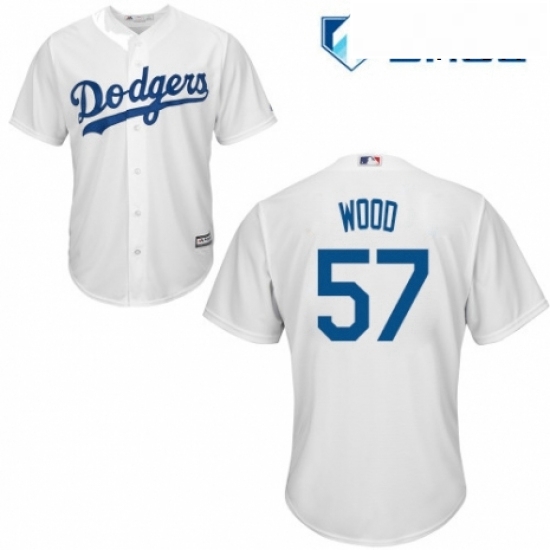 Mens Majestic Los Angeles Dodgers 57 Alex Wood Replica White Home Cool Base MLB Jersey Mens Majestic Los Angeles Dodgers 57 Alex Wood Replica White Home Cool Base MLB Jersey