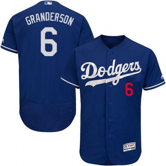Mens Majestic Los Angeles Dodgers 6 Curtis Granderson Royal Blue Flexbase Authentic Collection MLB Jersey Mens Majestic Los Angeles Dodgers 6 Curtis Granderson Royal Blue Flexbase Authentic Collection MLB Jersey