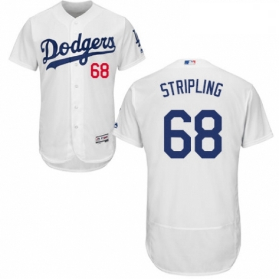 Mens Majestic Los Angeles Dodgers 68 Ross Stripling White Home Flex Base Authentic Collection MLB Jersey Mens Majestic Los Angeles Dodgers 68 Ross Stripling White Home Flex Base Authentic Collection MLB Jersey