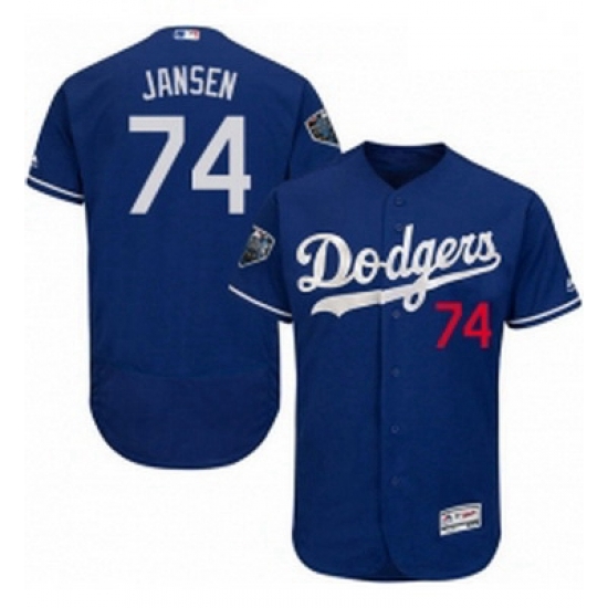 Mens Majestic Los Angeles Dodgers 74 Kenley Jansen Royal Blue Flexbase Authentic Collection 2018 World Series Jersey Mens Majestic Los Angeles Dodgers 74 Kenley Jansen Royal Blue Flexbase Authentic Collection 2018 World Series Jersey
