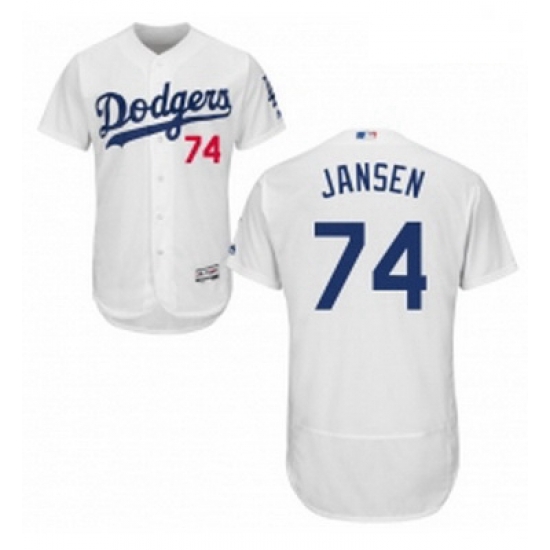 Mens Majestic Los Angeles Dodgers 74 Kenley Jansen White Home Flex Base Authentic Collection MLB Jersey Mens Majestic Los Angeles Dodgers 74 Kenley Jansen White Home Flex Base Authentic Collection MLB Jersey