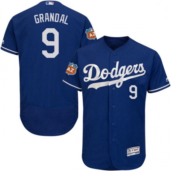 Mens Majestic Los Angeles Dodgers 9 Yasmani Grandal Royal Blue Flexbase Authentic Collection MLB Jersey Mens Majestic Los Angeles Dodgers 9 Yasmani Grandal Royal Blue Flexbase Authentic Collection MLB Jersey