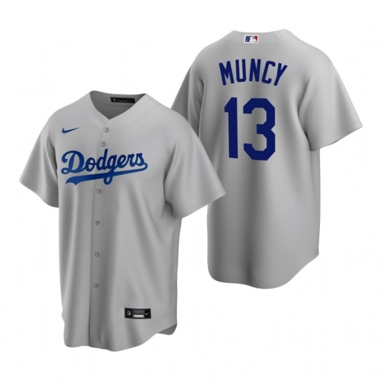 Mens Nike Los Angeles Dodgers 13 Max Muncy Gray Alternate Stitched Baseball Jersey Mens Nike Los Angeles Dodgers 13 Max Muncy Gray Alternate Stitched Baseball Jersey