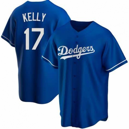 Men's Nike Los Angeles Dodgers #17 Joe Kelly Blue Stitched Cool Base MLB Jersey Men's Nike Los Angeles Dodgers #17 Joe Kelly Blue Stitched Cool Base MLB Jersey