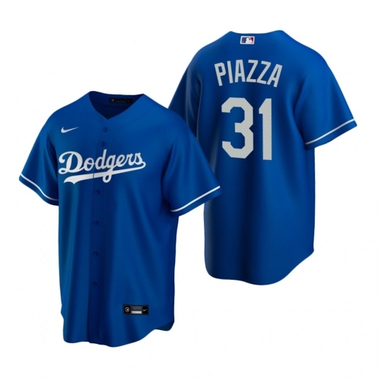 Mens Nike Los Angeles Dodgers 31 Mike Piazza Royal Alternate Stitched Baseball Jerse Mens Nike Los Angeles Dodgers 31 Mike Piazza Royal Alternate Stitched Baseball Jerse
