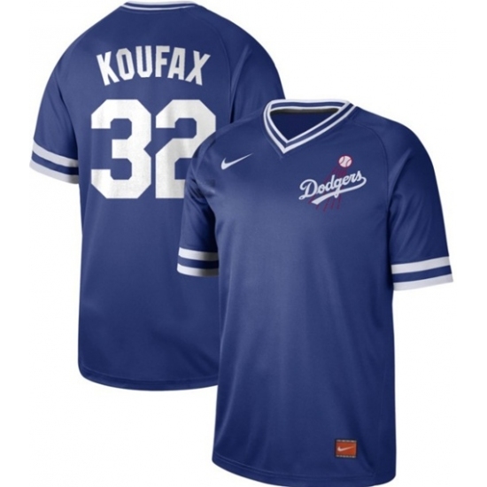 Mens Nike Los Angeles Dodgers 32 Sandy Koufax Royal Authentic Cooperstown Collection Stitched Baseball Jerse Mens Nike Los Angeles Dodgers 32 Sandy Koufax Royal Authentic Cooperstown Collection Stitched Baseball Jerse