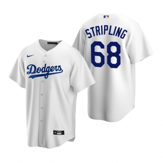 Mens Nike Los Angeles Dodgers 68 Ross Stripling White Home Stitched Baseball Jersey Mens Nike Los Angeles Dodgers 68 Ross Stripling White Home Stitched Baseball Jersey