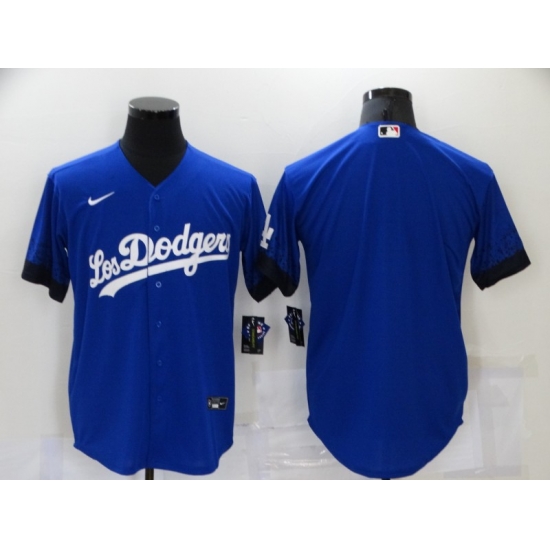 Men's Nike Los Angeles Dodgers Blank Blue Elite City Player Jersey Men's Nike Los Angeles Dodgers Blank Blue Elite City Player Jersey