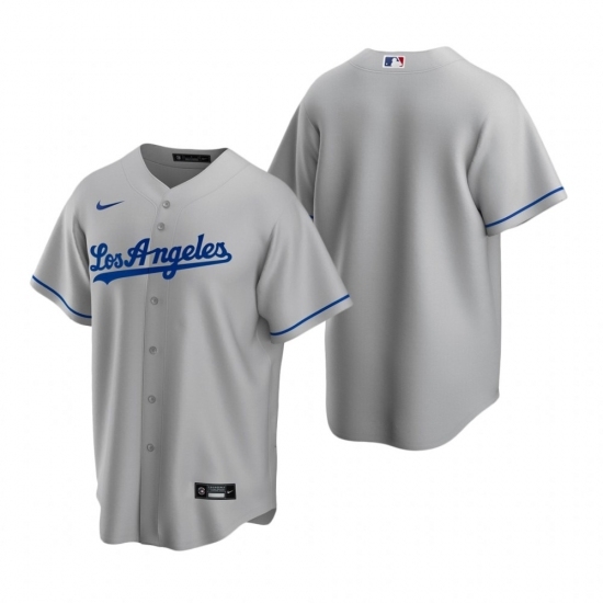 Mens Nike Los Angeles Dodgers Blank Gray Road Stitched Baseball Jersey Mens Nike Los Angeles Dodgers Blank Gray Road Stitched Baseball Jersey