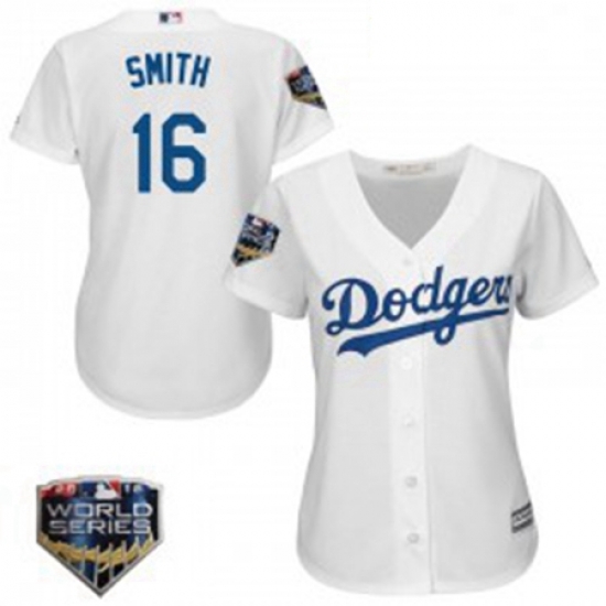 Will Smith Womens Los Angeles Dodgers White Replica Cool Base Home 2018 World Series Jersey Majestic Will Smith Womens Los Angeles Dodgers White Replica Cool Base Home 2018 World Series Jersey Majestic