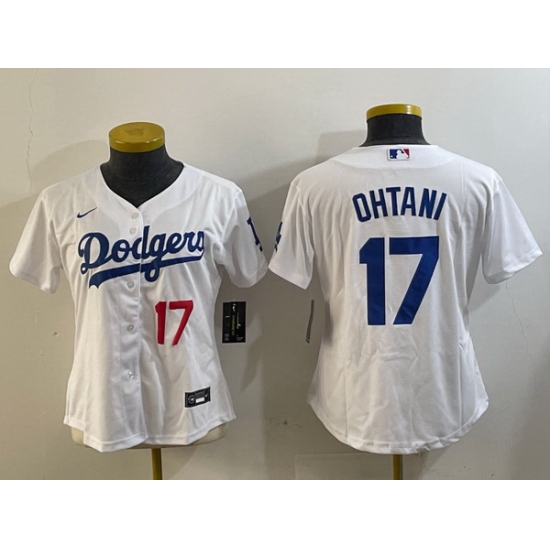 Women Los Angeles Dodgers 17 Miguel Vargas White Cool Base Stitched Baseball Jersey 2 Women Los Angeles Dodgers 17 Miguel Vargas White Cool Base Stitched Baseball Jersey 2