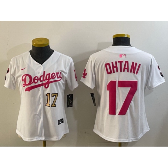 Women Los Angeles Dodgers 17 Miguel Vargas White Cool Base Stitched Baseball Jersey 8 Women Los Angeles Dodgers 17 Miguel Vargas White Cool Base Stitched Baseball Jersey 8