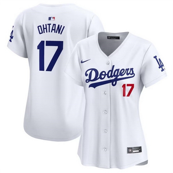 Women Los Angeles Dodgers 17 Shohei Ohtani White Stitched Jersey 28Run Small 29 Women Los Angeles Dodgers 17 Shohei Ohtani White Stitched Jersey 28Run Small 29