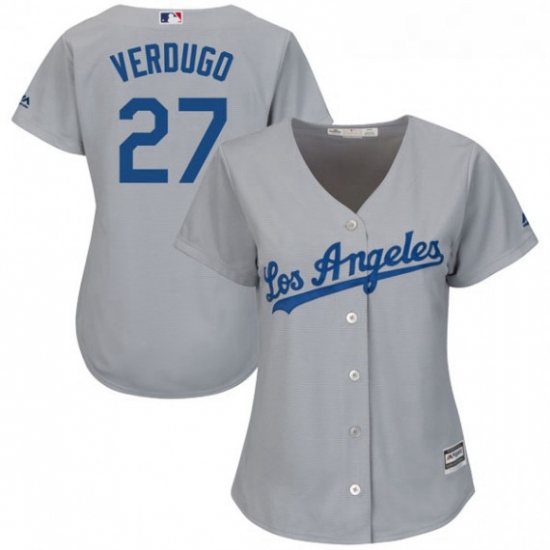 Women Los Angeles Dodgers Alex Verdugo Gray Cool Base Road Player MLB Jersey Women Los Angeles Dodgers Alex Verdugo Gray Cool Base Road Player MLB Jersey