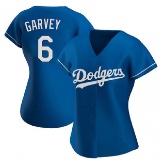 Women Los Angeles Dodgers Steve Garvey #6 Blue Stitched Baseball Jersey Women Los Angeles Dodgers Steve Garvey #6 Blue Stitched Baseball Jersey