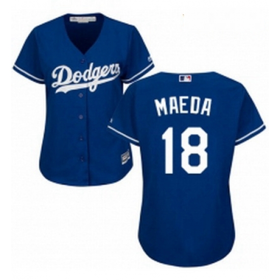 Womens Majestic Los Angeles Dodgers 18 Kenta Maeda Replica Royal Blue Alternate Cool Base MLB Jersey Womens Majestic Los Angeles Dodgers 18 Kenta Maeda Replica Royal Blue Alternate Cool Base MLB Jersey