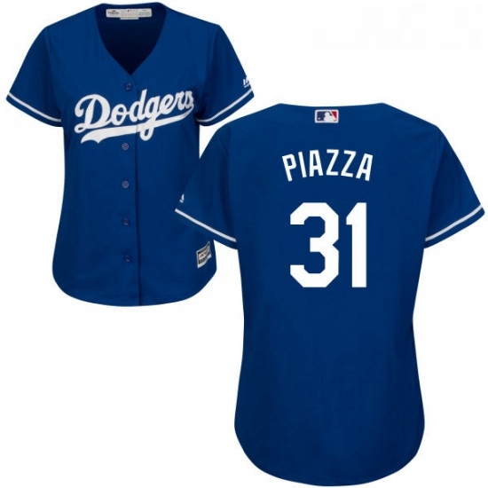 Womens Majestic Los Angeles Dodgers 31 Mike Piazza Replica Royal Blue Alternate Cool Base MLB Jersey Womens Majestic Los Angeles Dodgers 31 Mike Piazza Replica Royal Blue Alternate Cool Base MLB Jersey
