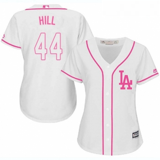 Womens Majestic Los Angeles Dodgers 44 Rich Hill Authentic White Fashion Cool Base MLB Jersey Womens Majestic Los Angeles Dodgers 44 Rich Hill Authentic White Fashion Cool Base MLB Jersey