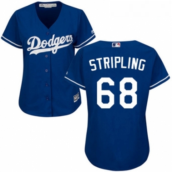 Womens Majestic Los Angeles Dodgers 68 Ross Stripling Authentic Royal Blue Alternate Cool Base MLB Jersey Womens Majestic Los Angeles Dodgers 68 Ross Stripling Authentic Royal Blue Alternate Cool Base MLB Jersey
