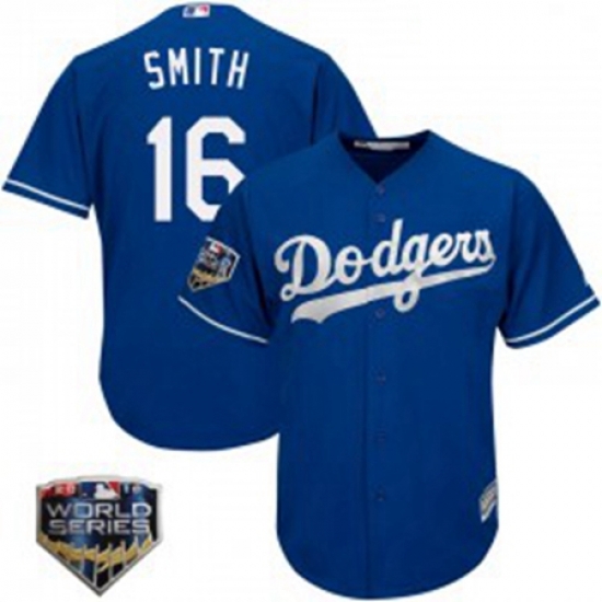 Will Smith Youth Los Angeles Dodgers Royal Replica Cool Base Alternate 2018 World Series Jersey Majestic Will Smith Youth Los Angeles Dodgers Royal Replica Cool Base Alternate 2018 World Series Jersey Majestic