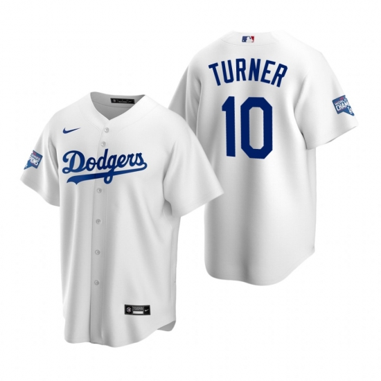 Youth Los Angeles Dodgers 10 Justin Turner White 2020 World Series Champions Replica Jersey Youth Los Angeles Dodgers 10 Justin Turner White 2020 World Series Champions Replica Jersey