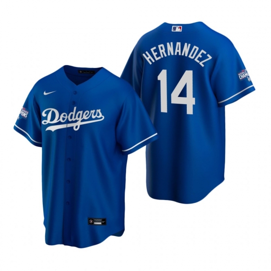 Youth Los Angeles Dodgers 14 Enrique Hernandez Royal 2020 World Series Champions Replica Jersey Youth Los Angeles Dodgers 14 Enrique Hernandez Royal 2020 World Series Champions Replica Jersey