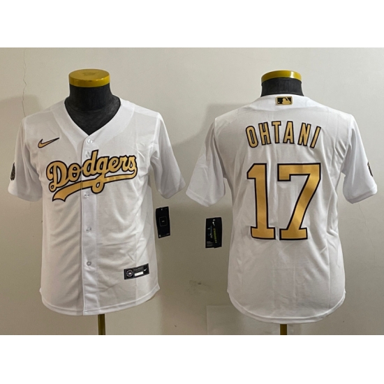 Youth Los Angeles Dodgers 17 Shohei Ohtani White Flex Base Stitched Baseball Jersey Youth Los Angeles Dodgers 17 Shohei Ohtani White Flex Base Stitched Baseball Jersey