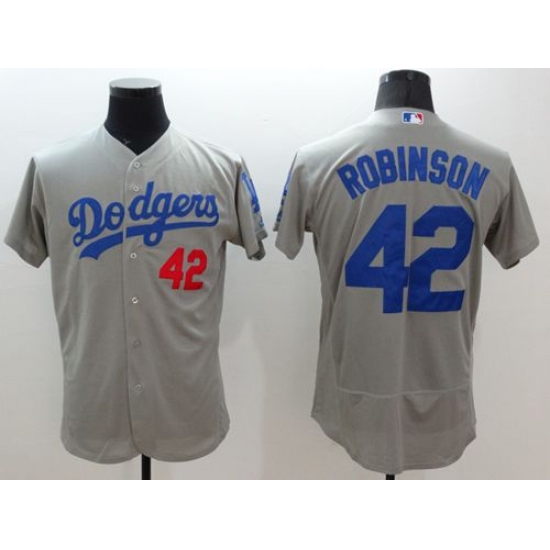 Youth Los Angeles Dodgers #42 Jackie Robinson Grey Flexbase Stitched Jersey Youth Los Angeles Dodgers #42 Jackie Robinson Grey Flexbase Stitched Jersey