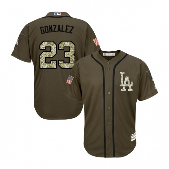 Youth Los Angeles Dodgers Adrian Gonzalez Official Green Authentic Majestic Salute to Service MLB Jersey Youth Los Angeles Dodgers Adrian Gonzalez Official Green Authentic Majestic Salute to Service MLB Jersey
