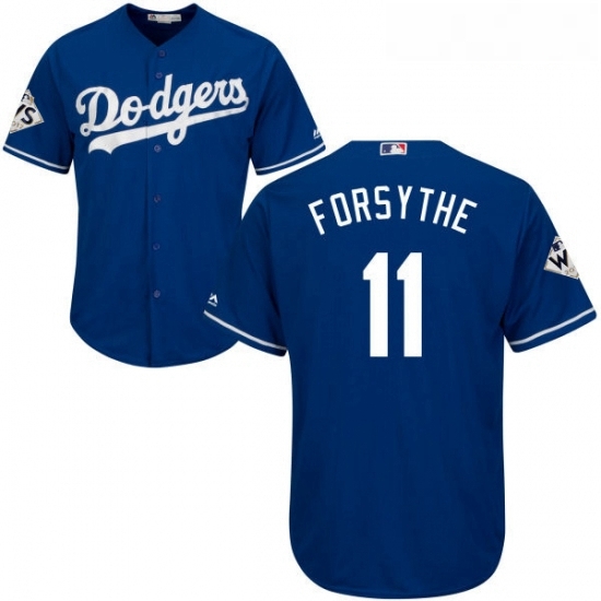 Youth Majestic Los Angeles Dodgers 11 Logan Forsythe Replica Royal Blue Alternate 2017 World Series Bound Cool Base MLB Jersey Youth Majestic Los Angeles Dodgers 11 Logan Forsythe Replica Royal Blue Alternate 2017 World Series Bound Cool Base MLB Jersey