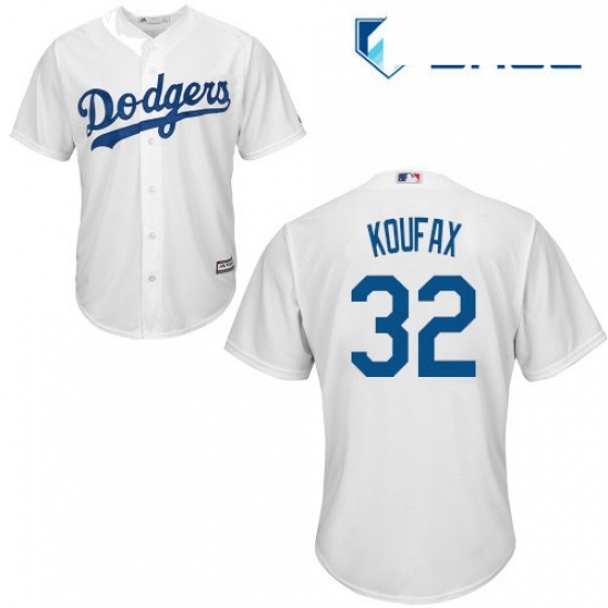 Youth Majestic Los Angeles Dodgers 32 Sandy Koufax Replica White Home Cool Base MLB Jersey Youth Majestic Los Angeles Dodgers 32 Sandy Koufax Replica White Home Cool Base MLB Jersey