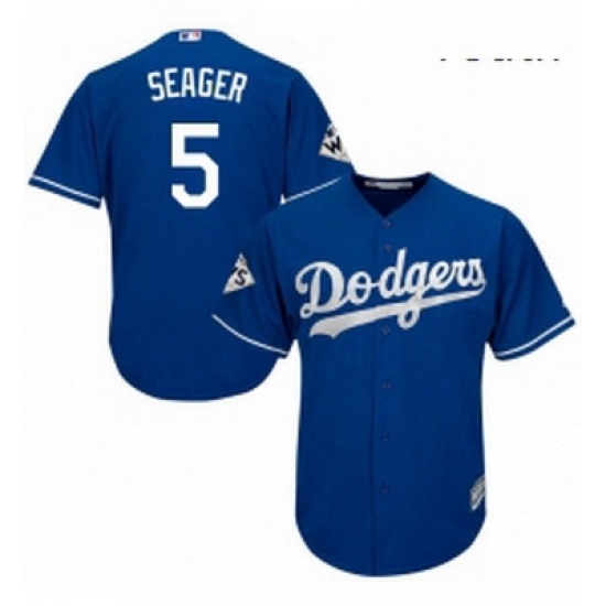 Youth Majestic Los Angeles Dodgers 5 Corey Seager Authentic Royal Blue Alternate 2017 World Series Bound Cool Base MLB Jersey Youth Majestic Los Angeles Dodgers 5 Corey Seager Authentic Royal Blue Alternate 2017 World Series Bound Cool Base MLB Jersey