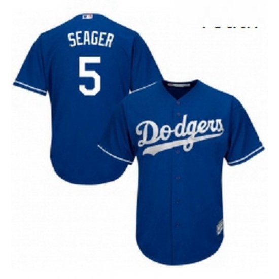 Youth Majestic Los Angeles Dodgers 5 Corey Seager Replica Royal Blue Alternate Cool Base MLB Jersey Youth Majestic Los Angeles Dodgers 5 Corey Seager Replica Royal Blue Alternate Cool Base MLB Jersey