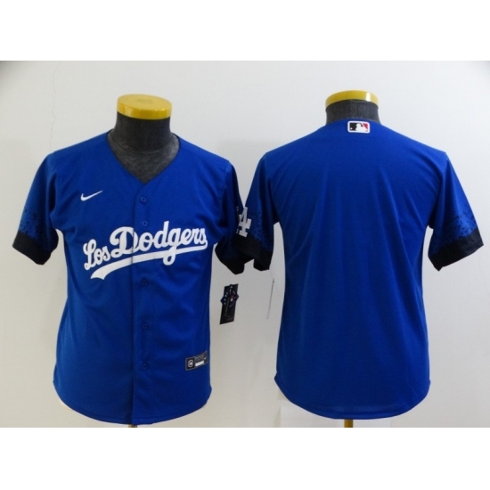Youth Nike Los Angeles Dodgers Blank Blue City Player Jersey Youth Nike Los Angeles Dodgers Blank Blue City Player Jersey