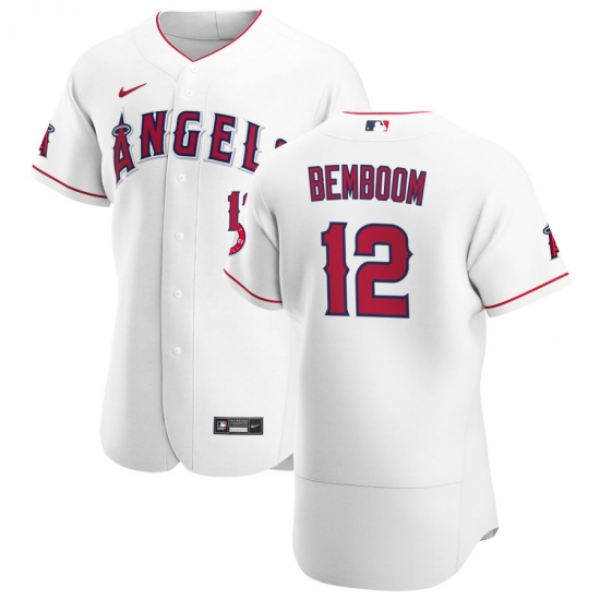 Men Los Angeles Angels 12 Anthony Bemboom Men Nike White Home 2020 Flex Base Player MLB Jersey Men Los Angeles Angels 12 Anthony Bemboom Men Nike White Home 2020 Flex Base Player MLB Jersey