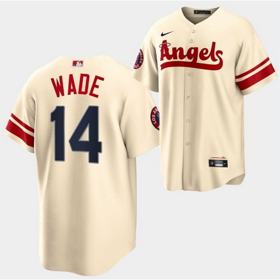 Men Los Angeles Angels 14 Tyler Wade 2022 Cream City Connect Cool Base Stitched Jersey Men Los Angeles Angels 14 Tyler Wade 2022 Cream City Connect Cool Base Stitched Jersey