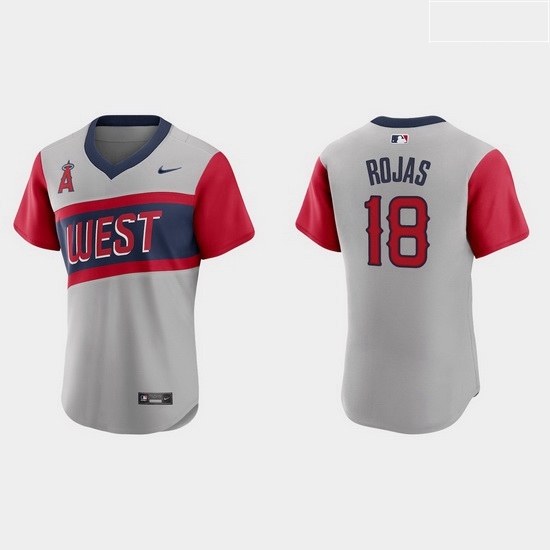 Men Los Angeles Angels 18 Jose Rojas Men Nike Gray 2021 Little League Classic Authentic MLB Jersey Men Los Angeles Angels 18 Jose Rojas Men Nike Gray 2021 Little League Classic Authentic MLB Jersey