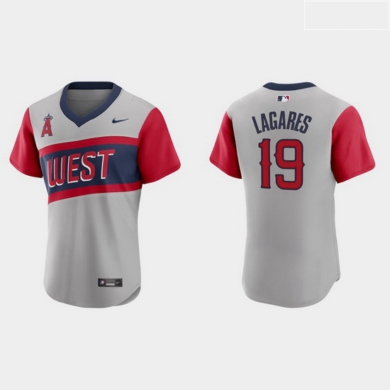 Men Los Angeles Angels 19 Juan Lagares Men Nike Gray 2021 Little League Classic Authentic MLB Jersey Men Los Angeles Angels 19 Juan Lagares Men Nike Gray 2021 Little League Classic Authentic MLB Jersey