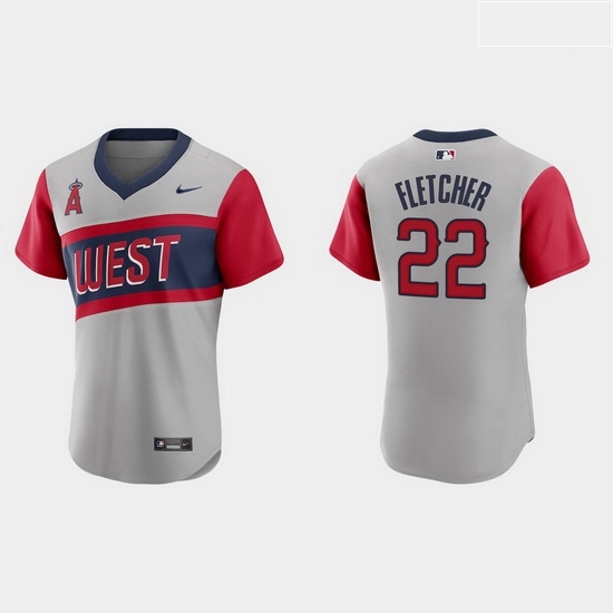 Men Los Angeles Angels 22 David Fletcher Men Nike Gray 2021 Little League Classic Authentic MLB Jersey Men Los Angeles Angels 22 David Fletcher Men Nike Gray 2021 Little League Classic Authentic MLB Jersey