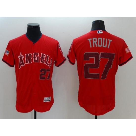 Men Los Angeles Angels 27 Trout Red Elite 2021 MLB Jersey Men Los Angeles Angels 27 Trout Red Elite 2021 MLB Jersey