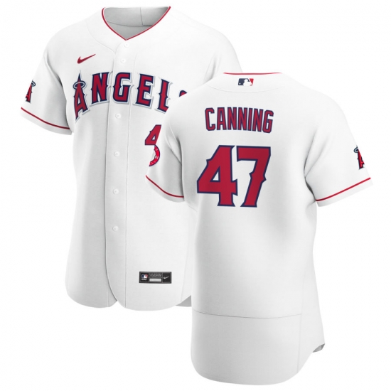 Men Los Angeles Angels 47 Griffin Canning Men Nike White Home 2020 Flex Base Player MLB Jersey Men Los Angeles Angels 47 Griffin Canning Men Nike White Home 2020 Flex Base Player MLB Jersey